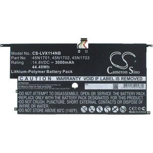 Cameron Sino Батерия за Lenovo Thinkpad X1 Carbon 14, 3000mAh (CS-LVX114NB)