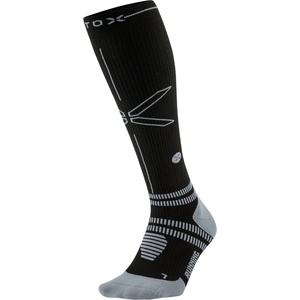 STOX Energy Socks Мъжки чорапи за бягане STOX Energy Socks Running Socks - Black / Grey - размер 37-40 (EU) (207-2110-0111)