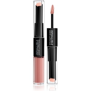 L'Oréal Infallible 24H дълготрайно червило и гланц за устни 2 в 1 цвят 803 Eternally Exposed 5.7 гр