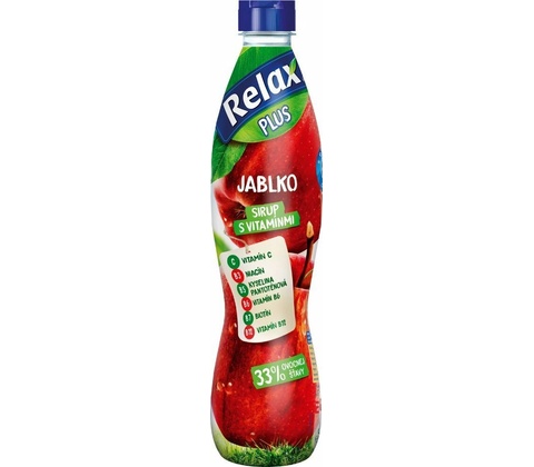 Relax Plus Sirup Jablko 0,7 l
