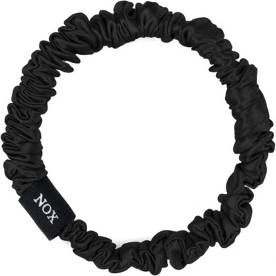 NOX silk 100% hedvábná gumička do vlasů černá