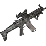 Sunny Blaster SCAR, щурмова пушка с водни гел топчета и аксесоари, камуфлаж (WHO3-2)