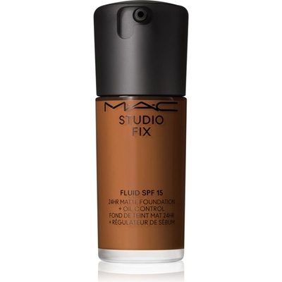 MAC Cosmetics Studio Fix Fluid SPF 15 24HR Matte Foundation + Oil Control матиращ фон дьо тен SPF 15 цвят C55 30ml