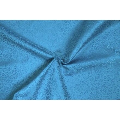 Brokát ornamenty, modrý