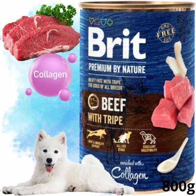 Brit Premium by Nature Beef with Tripes 800 g