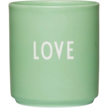 DESIGN LETTERS Porcelánový hrnek Green Love zelená porcelán 300 ml