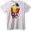 NOONEBRAND Тениска Homer Simpson SFC - 2XL, White