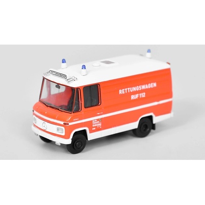 Brekina Mercedes L 508 RTW Hasiči Solingen 1:87