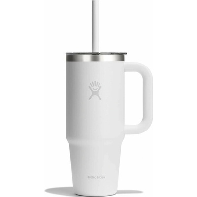 Hydro Flask termohrnek All Around Travel Tumbler 24 oz 709 ml bílá šedá