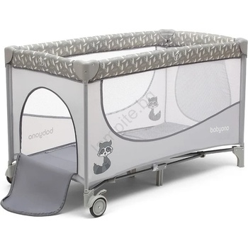 Image 1 of BabyOno - Кошарка за пътуване BASIC сива (AG0209)