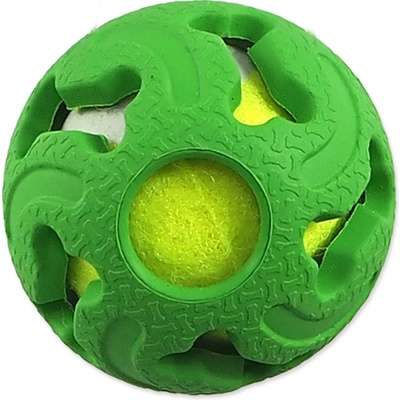 Dog Fantasy Míček gumový s tenisákem 5 cm