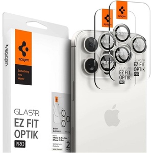 Spigen Протектор за Камерата на iPhone 17 Pro, Spigen EZ Fit Optik Pro Glas. tR 2бр. , Сив (AGL07165)