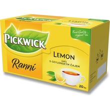 Pickwick Černý čaj Ranní s citronem 20 x 1,75 g
