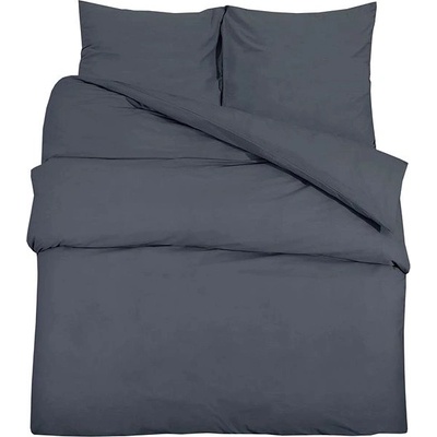 Shumee obliečky antracitová mikrovlákno 200x220 2x80x80