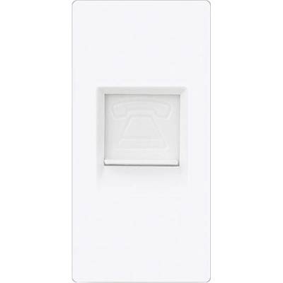 ELMARK Element ТЕЛЕФОНЕН КОНТАКТ rj11 1/2, БЯЛ (195ms1tel/wh)