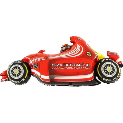 Balón fóliový 123 cm Formula červená