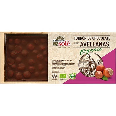 Solé Bio nugát s lískovými oříšky vegan 200 g