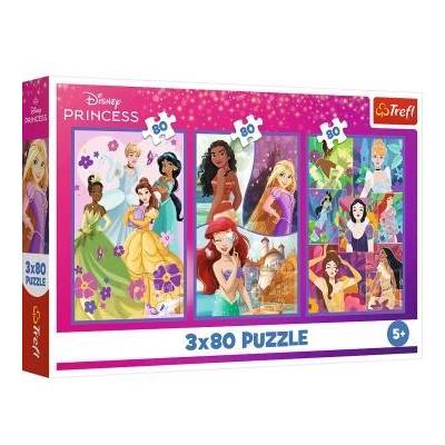 Trefl Trefl: Disney Princess Girlfriends - 3 x 80 части пъзел