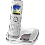 Panasonic KX-TGJ320GW cordless telephone with answering machine, hands-free system, color LCD, DECT security, low radiation, long-lasting battery, black (KX-TGJ320GW) Телефонни апарати