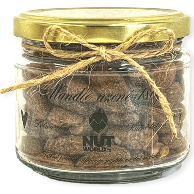 Nutworld Ořechy Deluxe ve skle více druhů Co dáme Mandle uzené Jumbo 180 g