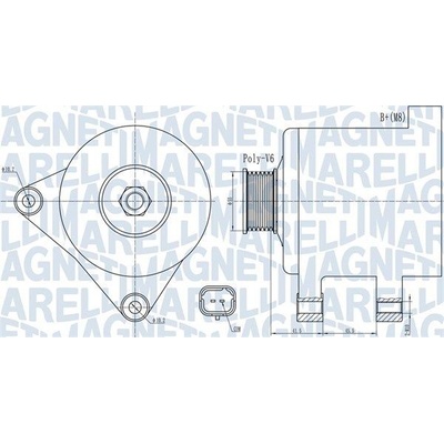 Generátor MAGNETI MARELLI 063732015010