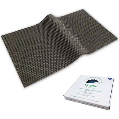 LYAPKO akupresúrna podložka 24 cm x 47 cm 6,8 Čierna