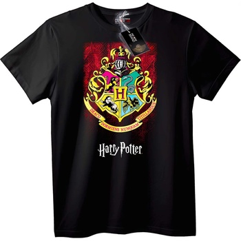 NOONEBRAND Тениска Harry Potter емблема Hogwarts - L, Black