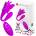 Pretty Love Chimera Couple Vibrator with Remote Control Pink