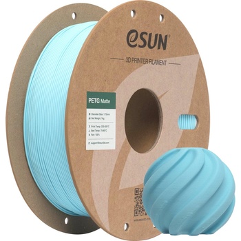 eSUN PETG-Matte Light Blue - 1, 75 mm / 1000 g (PETG-MT175Q-U1P1)