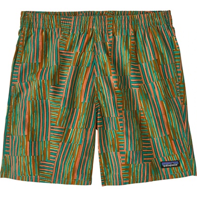Patagonia Мъжки къси панталони Patagonia Funhoggers Shorts - Quilty Fitz: Heartleaf Green - размер XS (012-2908-0711)
