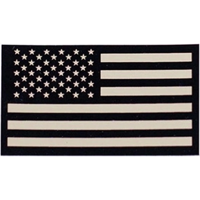 MILITARY RANGE Nášivka IFF IR vlajka USA VELCRO PÍSKOVÁ