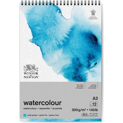 Blok Winsor & Newton Watercolour, 300 g/m2 - A3