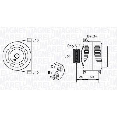 Generátor MAGNETI MARELLI 063377027010