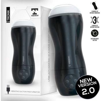 Black & White Вибриращ и засмукващ мастурбатор Tronik