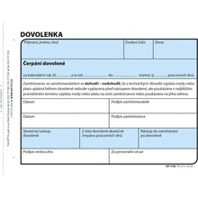 Optys 1146 Dovolenky A6 nepropisovací