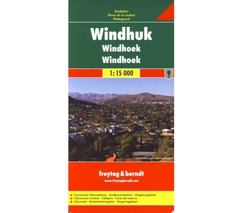 Plán města Windhoek