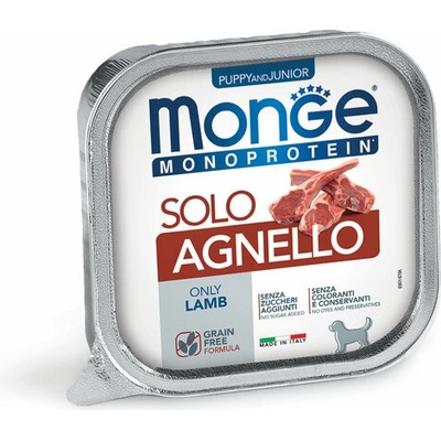 Monge Monoprotein Puppy and junior Lamb 150 g