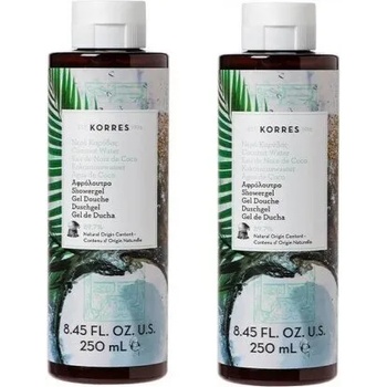 KORRES Промо Душ гел Кокосова вода , Korres Coconut Water Shower Gel 2x250ml