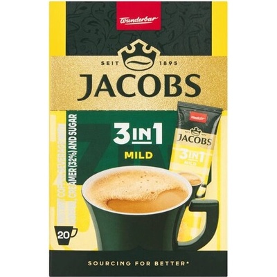 Douwe Egberts Разтворимо кафе Jacobs Mild 3в1 20x11.1гр