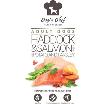 Dog's Chef Haddock & Salmon With Sweet Potato and Parsley Adult 0,5 kg