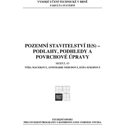 Pozemní stavitelství II S. Modul 03