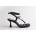 No Doubt Сандали No Doubt Women's Strappy Kitten Heeled Sandal with Ankle Strap - Black