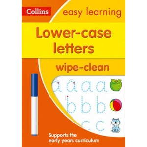 Lower Case Letters Age 3-5 Wipe Clean Activity Book | Collins Easy Learning (ISBN: 9780008212926)