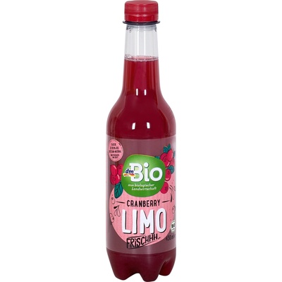 dmBio bio limonáda brusinková 430 ml