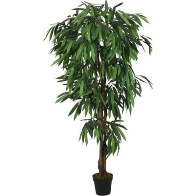 vidaXL Umělý mangovník 300 listů 80 cm zelený