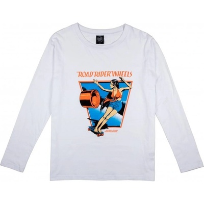 SANTA CRUZ Road Rider Ls Tee White
