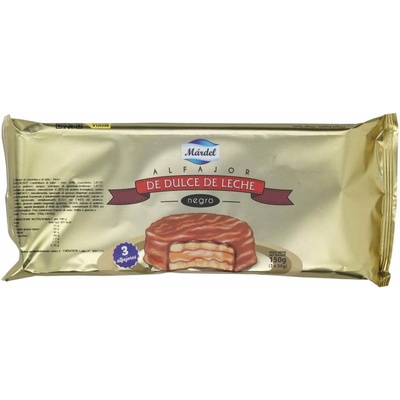 Maradel argentínske sladké pečivo alfajores dulce de leche 3 x 50 g