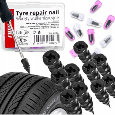Sada pro opravu pneumatik 10kusů, vulkanizační šrouby, 03227 – Zboží Dáma