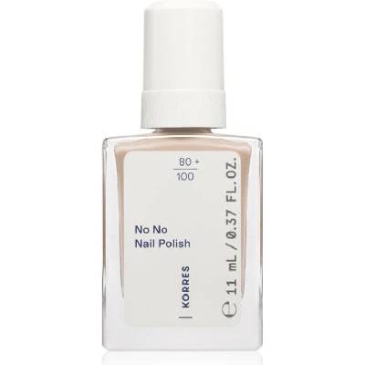 Korres No No Nail Polish pečující lak na nehty odstín 34 Sand 11 ml