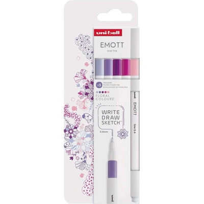EMOTT fine liner sada FORAL 5 ks